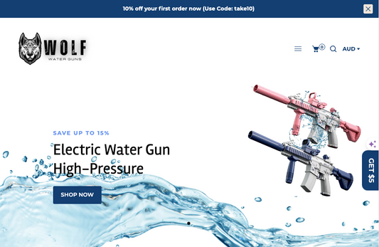 Wolf Water Guns With Sales